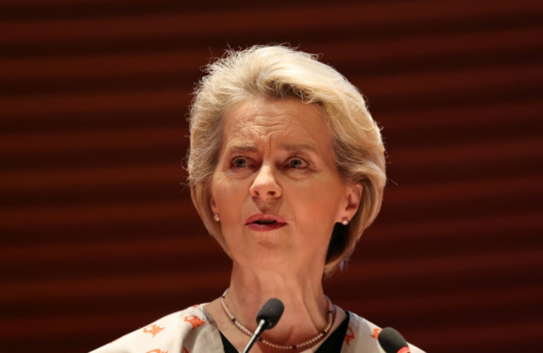 European Commission President Ursula von der Leyen underlines the EU's determination to end its dependence on Russia oil and gas in a speech in the Israeli city of Beersheba