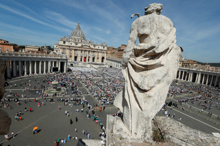 Pope Francis leads Holy Mass in St. Peter's Square and canonises ten new saints