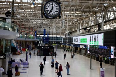 National rail strike In London