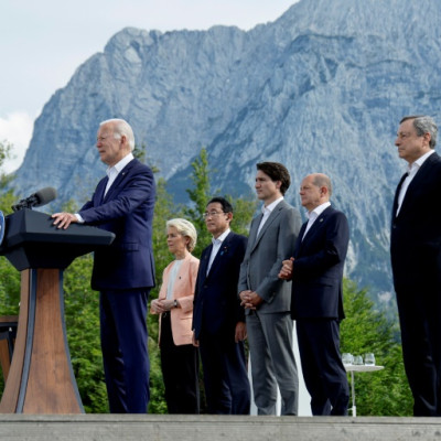 US President Joe Biden and other G7 leaders announced a bid to rival China with global infrastructure projects to poor countries
