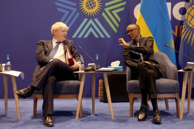 Britain's Prime Minister Johnson Attends Day Six Of The 2022 Commonwealth Heads of Government Meeting