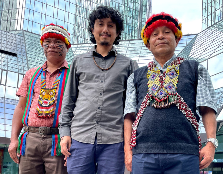 Activists meet Deutsche Bank to voice concerns about energy project in Amazon