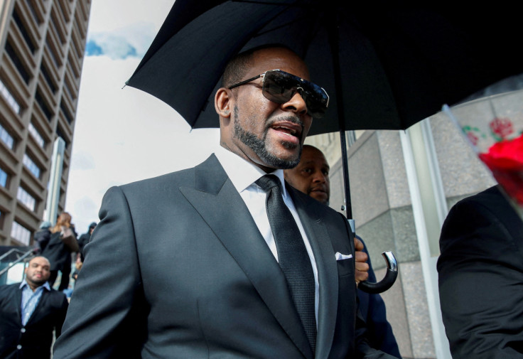 Grammy-winning R&B star R. Kelly leaves the Cook County courthouse in Chicago