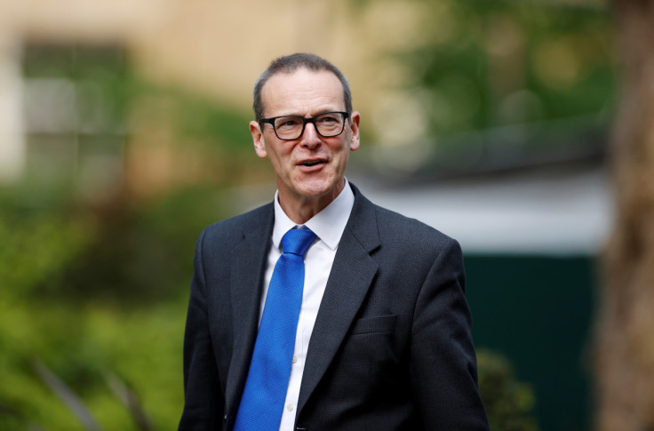 Sir Simon McDonald, the Permanent Under Secretary and Head of the Diplomatic Service at the Foreign and Commonwealth Office, arrive in Downing Street