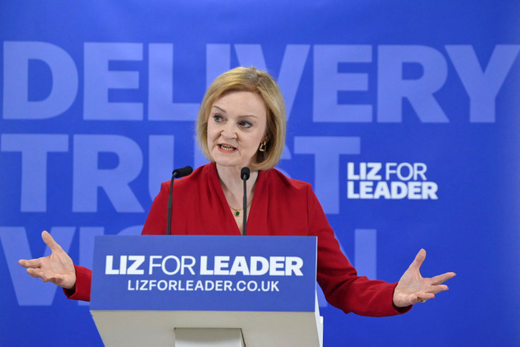 British Foreign Secretary Liz Truss launches leadership campaign, in London