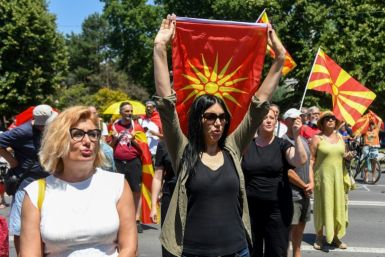 The opposition in North Macedonia has rallied thousands to fight back against any new compromises with Bulgaria and the EU