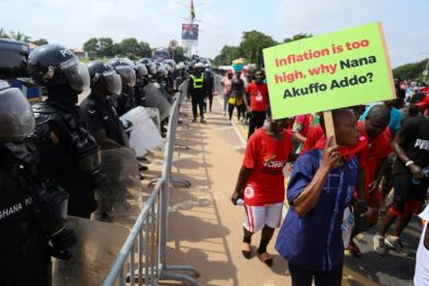 Teaching unions went on strike in Ghana until the government agreed to cost of living allowances