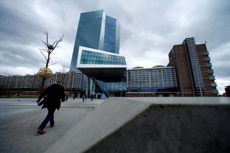 European Central Bank (ECB) headquarters building is seen in Frankfurt