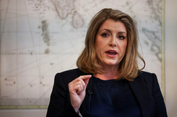 British Conservative MP Penny Mordaunt launches leadership campaign, in London