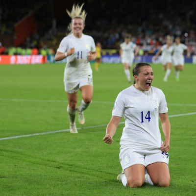 Four-midable: England thrashed Sweden 4-0 to reach the final of Euro 2022