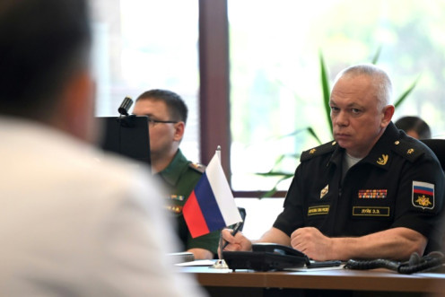Russian and Ukrainian military and civilian officials sit together in Istanbul to monitor the grain ships' safe passage