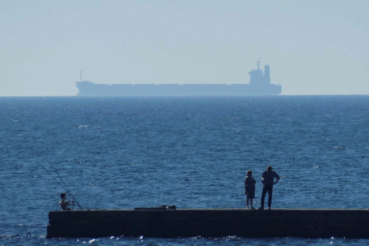 The bulk carrier Star Helena is seen near the sea port in Odesa