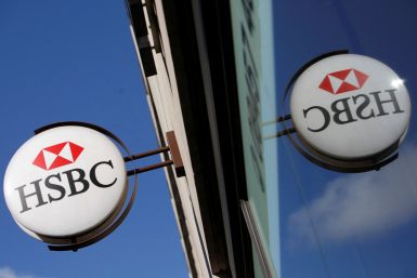 A branch of HSBC bank is seen in central London
