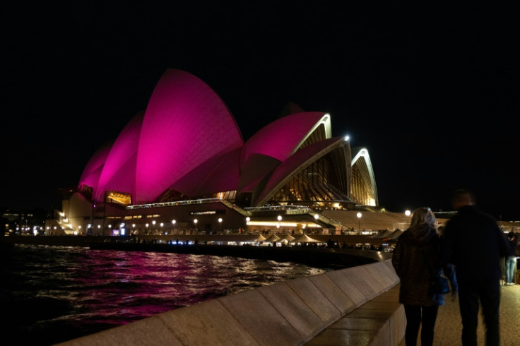 The Sydney Opera is lit up in pink in memory of singer and actress Olivia Newton-John, who passed away August 8 aged 73.