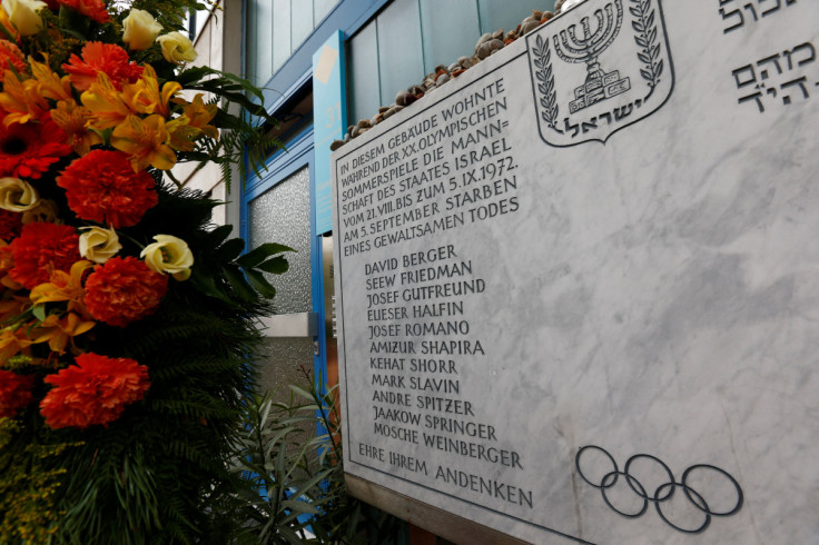 The entrance of the house where eleven members of the Israeli Olympic team were kidnapped and then killed by the radical Palestinian group Black September, during the 1972 Munich Olympic Games, in Munich