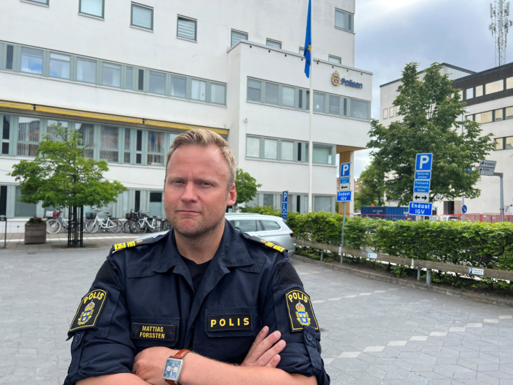 A picture of Orebro police chief superintendent Martin Forssten