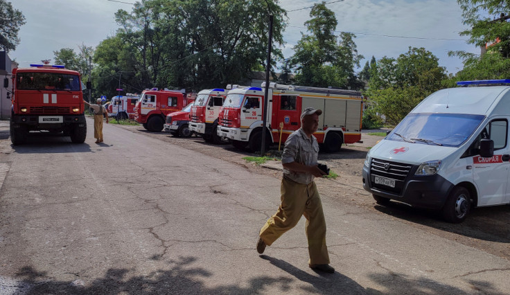 Explosion in northern Crimea