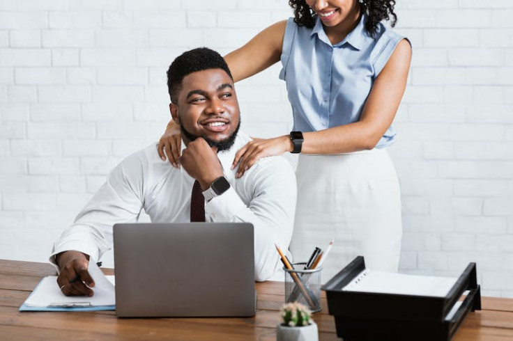 Office flirtations are common, but they can be a distraction.