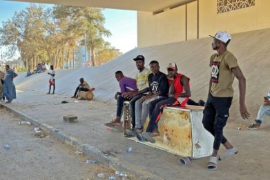 Migrants from sub-Saharan Africa take what work they can get in Libya, desperate to scrape together the money for their next attempt to reach Europe