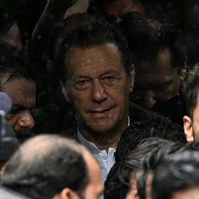 Khan's court appearance is the latest twist in months of political wrangling that began when he was ousted by a vote of no confidence in the national assembly in April