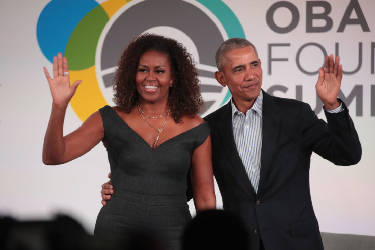 Michelle Obama and Barack Obama