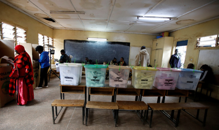 Kenyan electorate vote during the general election in Nairobi