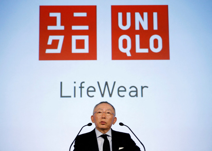 Tadashi Yanai, chairman and CEO of Fast Retailing, attends a news conference in Tokyo