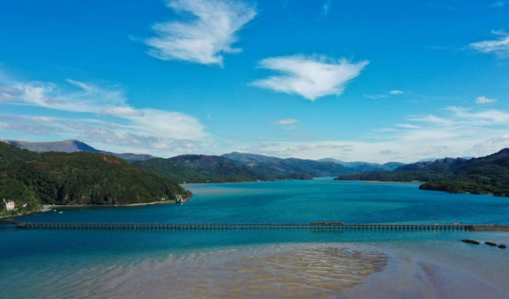 Villagers say Barmouth, on the other side of the estuary, is more prone to flooding