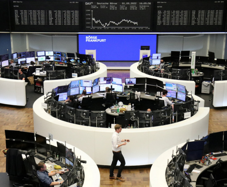 German share price index DAX graph is pictured at the stock exchange in Frankfurt