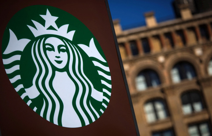 A Starbucks store is seen in New York