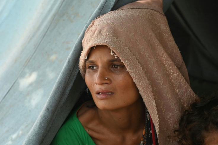 Saira Bibi, a pregnant flood-affected woman, already has four daughters, but is under pressure from her husband and his family to produce a son