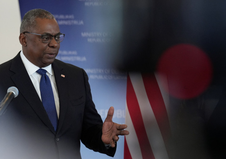 U.S. Defense Secretary Lloyd Austin visits Latvia