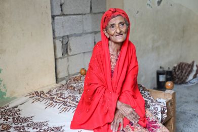 Kulthoom Muhammad Saeed talks to Reuters at her home about memories of the Queen Elizabeth's visit to Aden