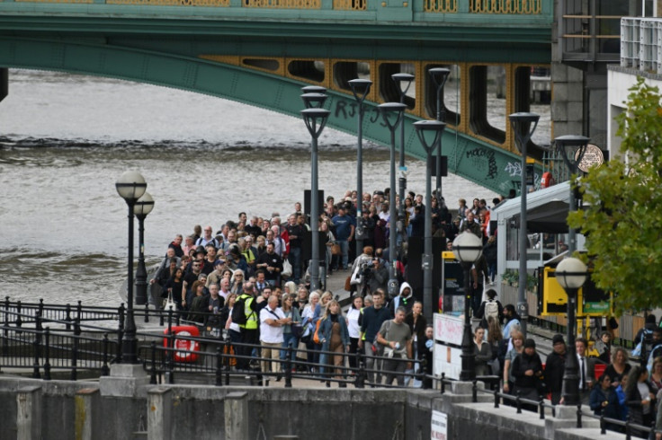 The queen's death has triggered an outpouring of emotion with tens of thousands queueing for hours to pay their respects