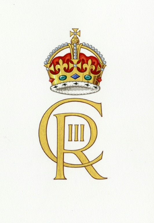 Charles's cypher will be CIIIR for Charles III Rex (king in Latin)