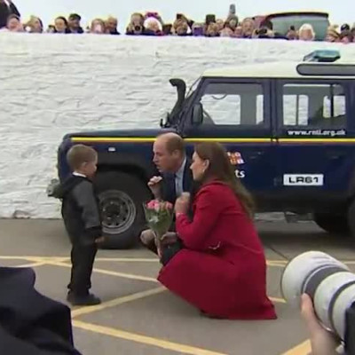 William, Kate's First Visit To Wales As Prince And Princess Of Wales