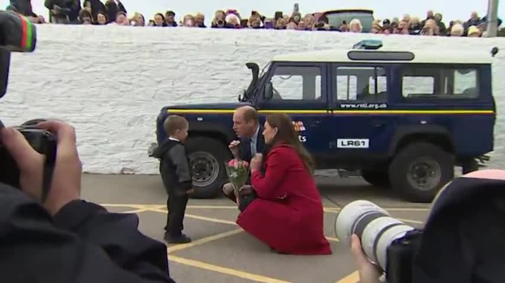 William, Kate's First Visit To Wales As Prince And Princess Of Wales