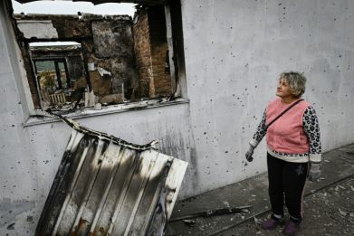 Valentyna Zgonyk-Safonova, 50, returned to find her home destroyed