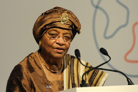 President of Liberia, Ellen Johnson-Sirleaf speaks at the Global Alliance for Vaccines and Immunisation conference in London