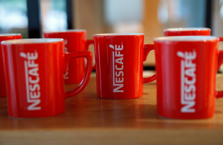 Nescafe mugs are pictured at Nestle Research Center in Orbe