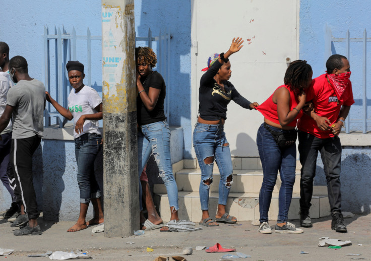 Haitians protest against the government and rising fuel prices, in Port-au-Prince
