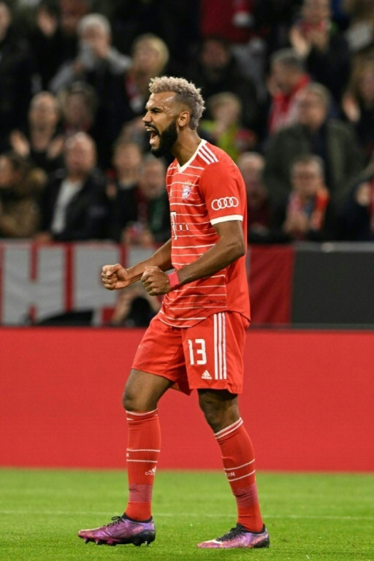 Eric Maxim Choupo-Moting scored Bayern Munich's fifth goal in their 5-0 thrashing of Viktoria Plzen