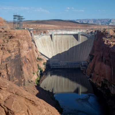 The Glen Canyon Dam on the Colorado River in Arizona has suffered a multi-year drought amid fears of the effect on local water supply