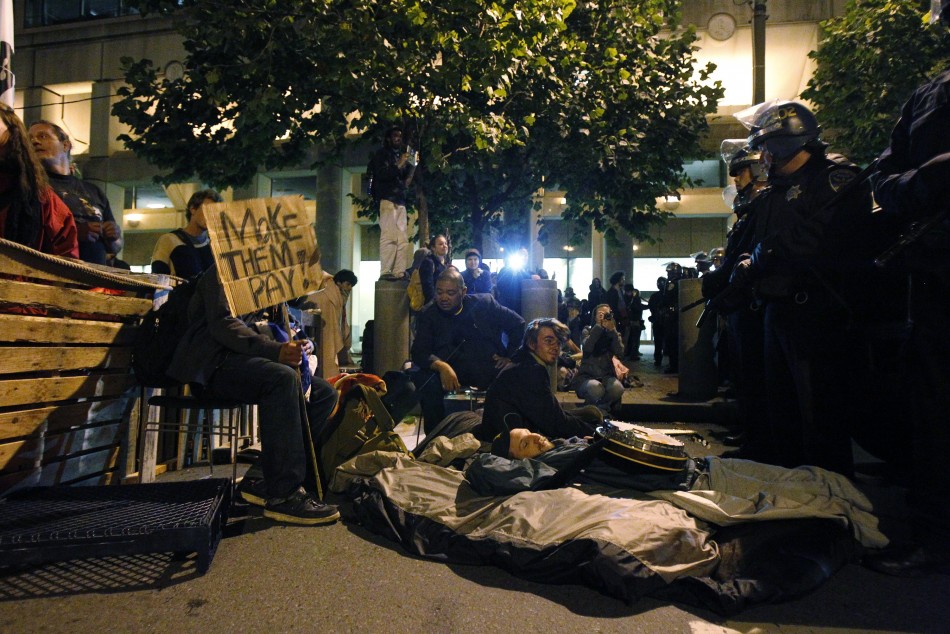 Occupy Wall Street Campaign photos - 07 Oct 2011 6
