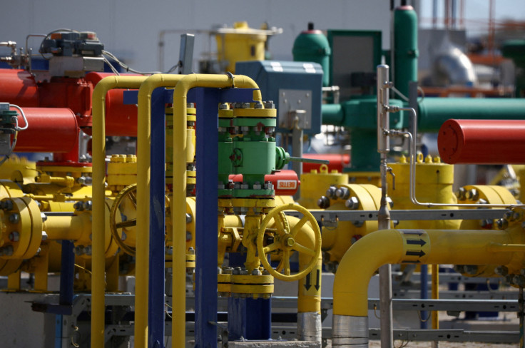 A gas installation is pictured at the Cavern Underground Gas Storage (CUGS) Kosakowo facility, near Debogorze, Poland