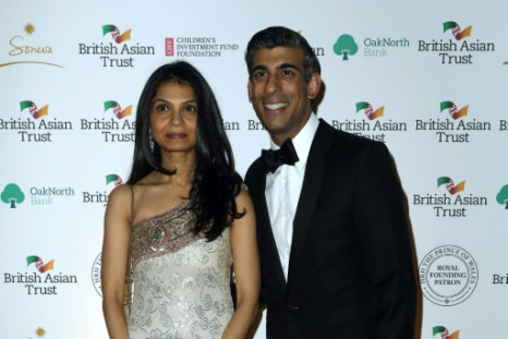 Sunak's wife Akshata Murty owns a substantial stake in her father's Infosys software company.