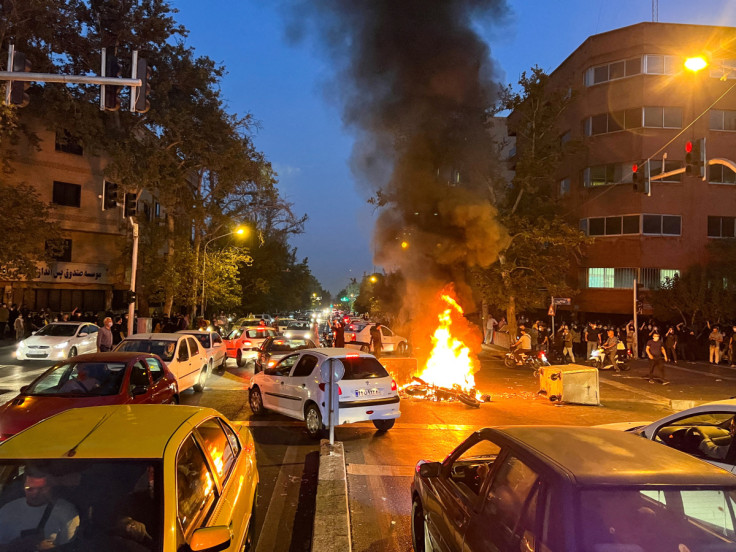 Protest over the death of Mahsa Amini, in Tehran