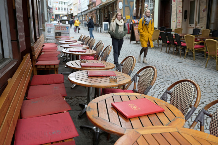 A view of a restaurant in Marburg