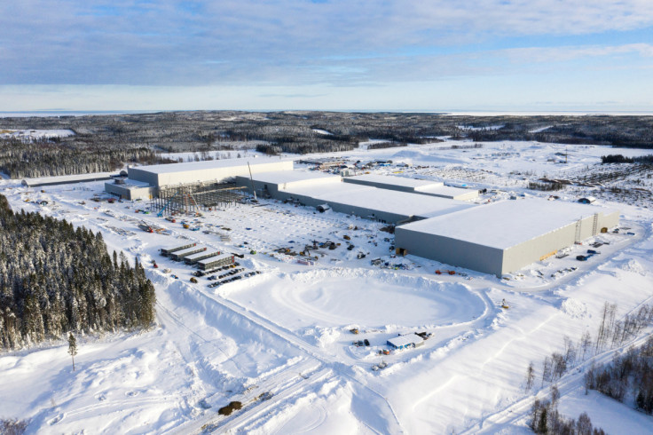 A general view of Northvolt facility in Skelleftea