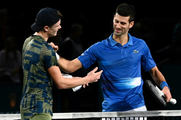 Novak Djokovic was denied a seventh Paris Masters title by Holger Rune
